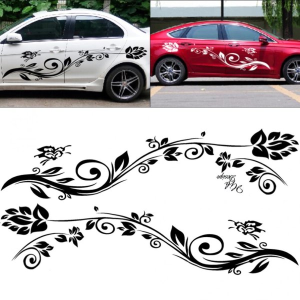 Наклейки на машину бабочки