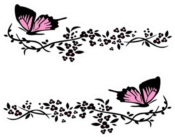 Растительные трафареты для декора