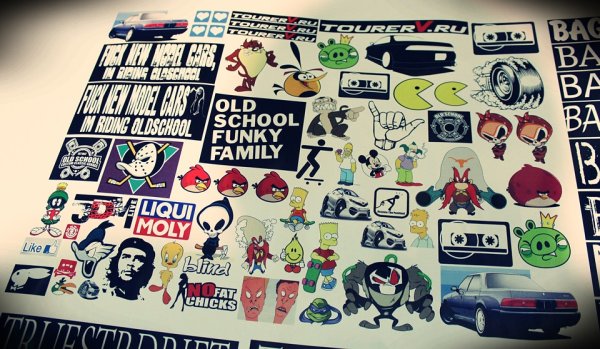 Популярные наклейки