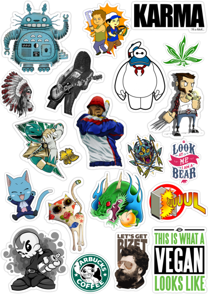 Монстрики (с наклейками)