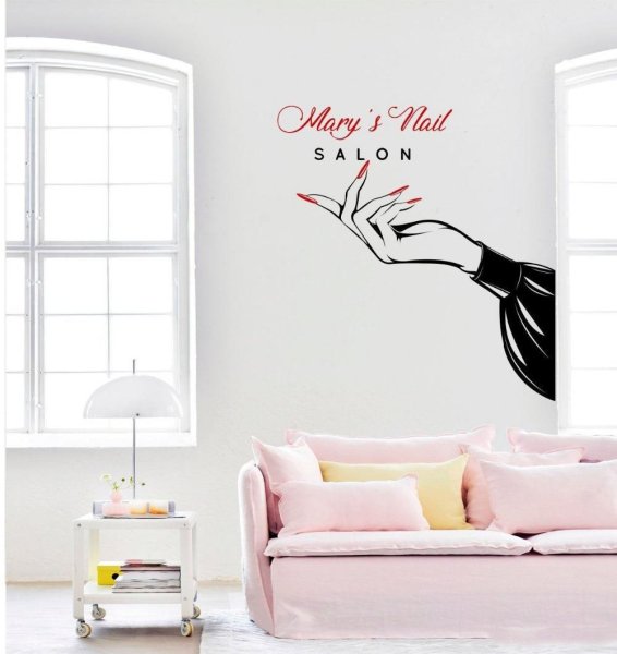 Наклейки на стену в салон