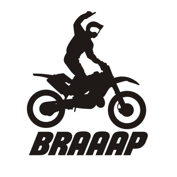 Наклейки мотокросс на авто