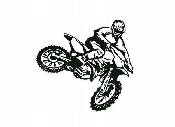 Трафарет мотоцикла