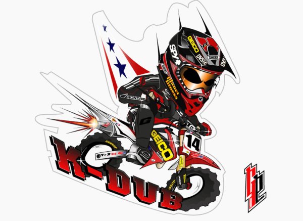 Наклейка Мотоспорт