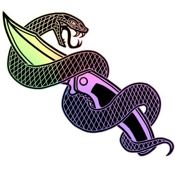 Наклейки змей