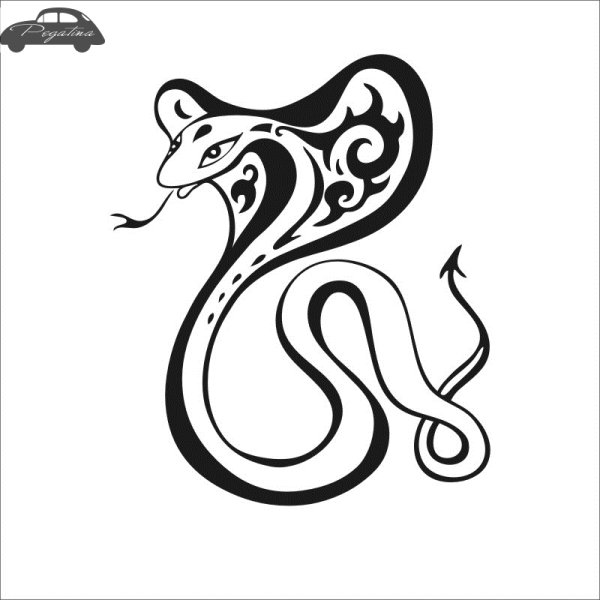 Наклейки на авто Кобра