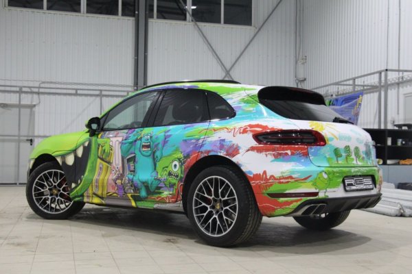Porsche Macan рисунок
