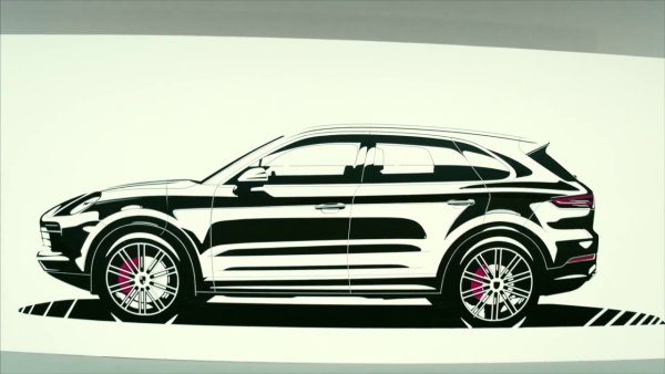 Порше Макан мраморный