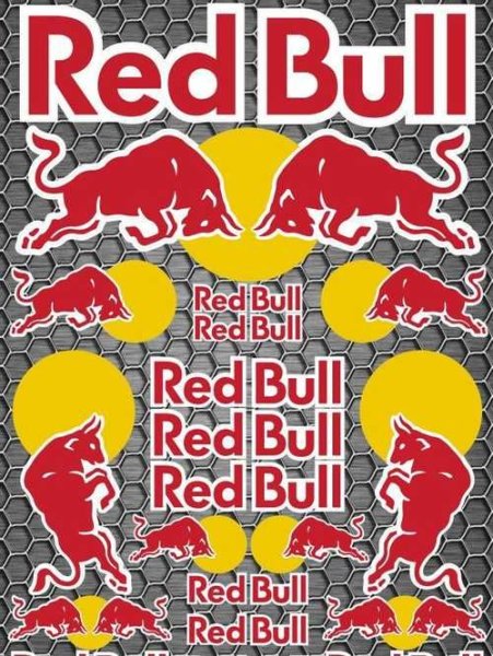 Наклейки ред Булл