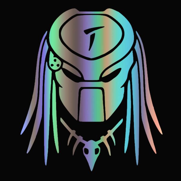 Наклейка хищник