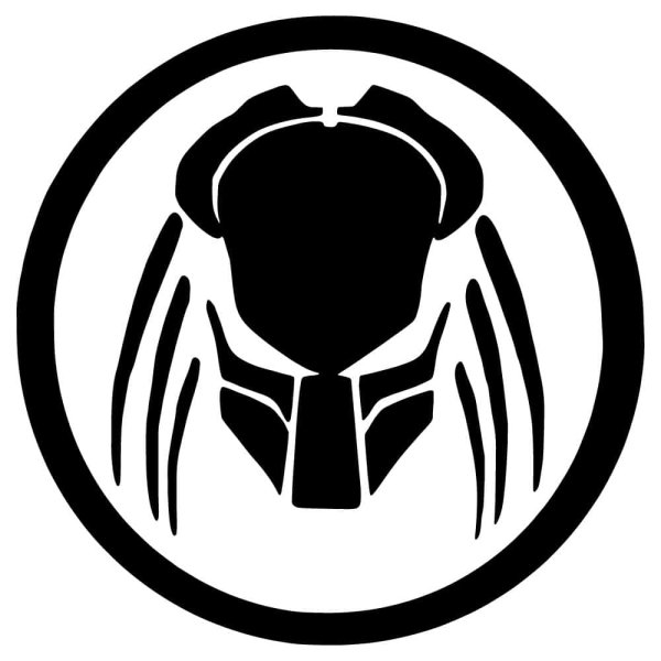 Наклейка хищник Predator
