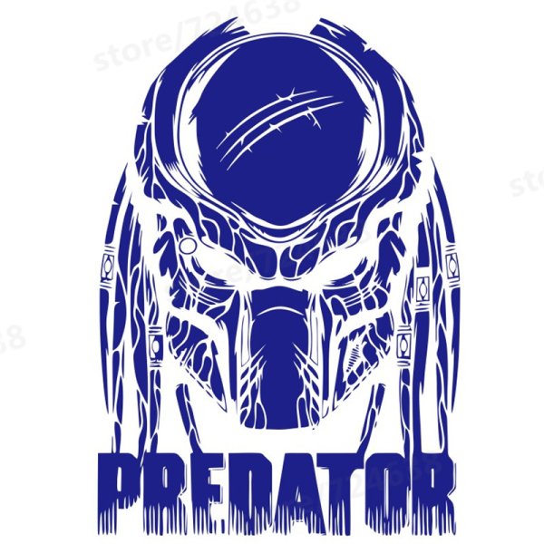 Наклейка хищник Predator
