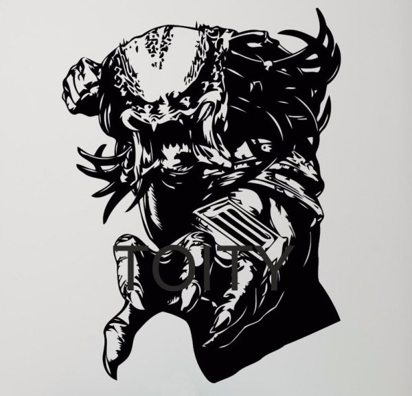 Наклейка Predator на авто Predator