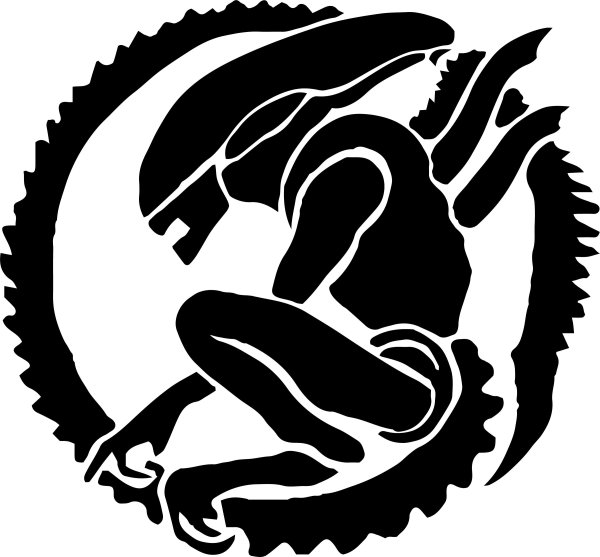 Наклейка хищник