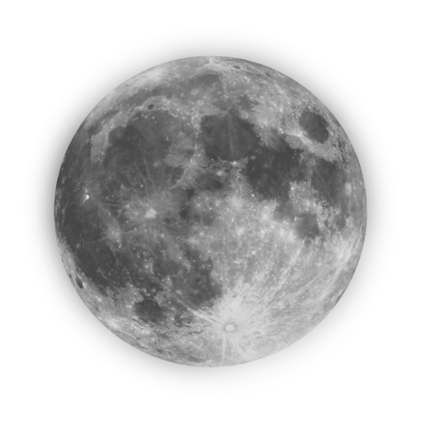 Луна наклейка