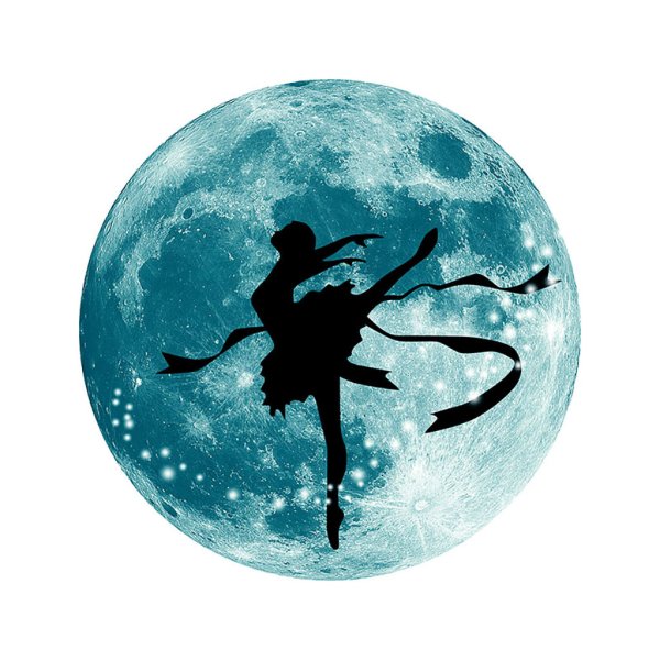 Луна стикер