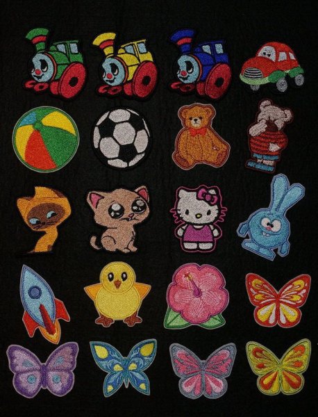 Наклейки для текстиля