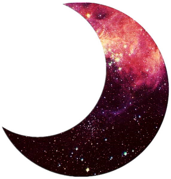 Луна стикер