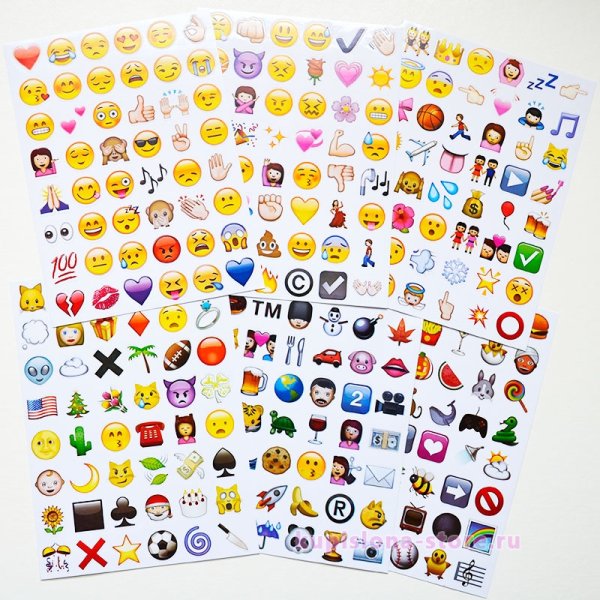 Наклейки - смайлики