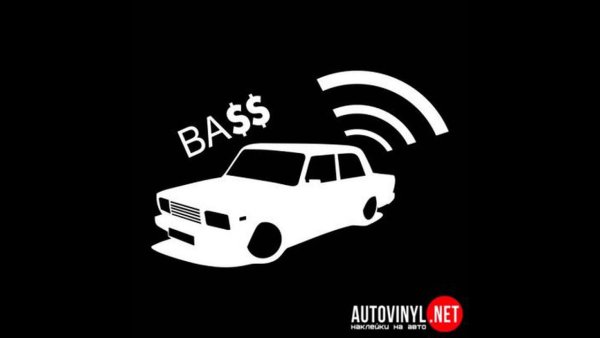 Надпись басс