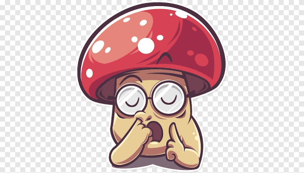 Мухомор стикер