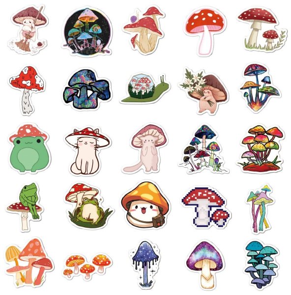 Мухомор наклейки