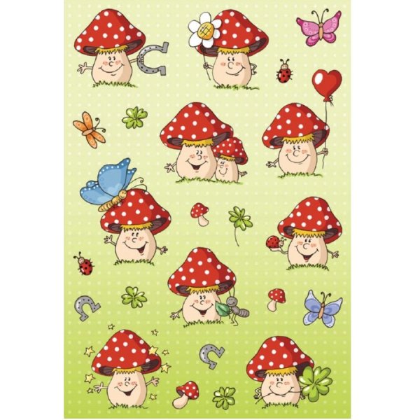 Мухомор стикер