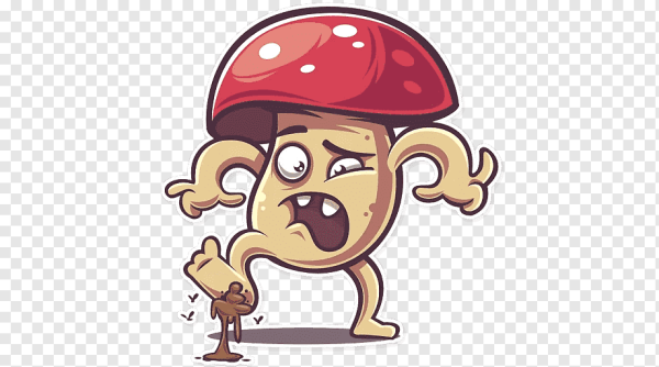 Мухомор стикер