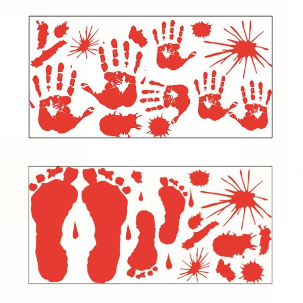 Наклейка следы