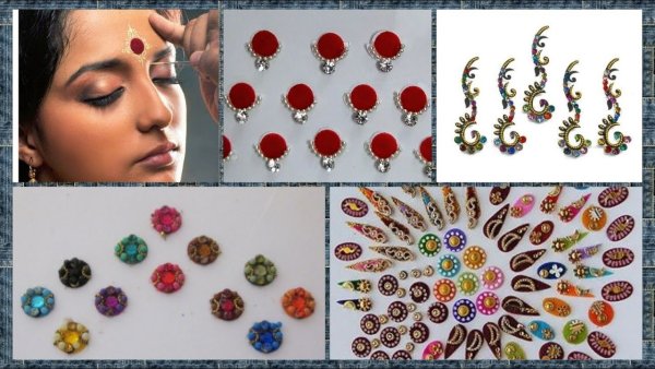 Индийские бинди наклейки