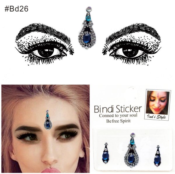 Бинди наклейка на лоб