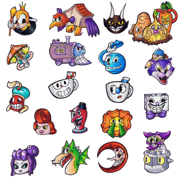 Cuphead Стикеры