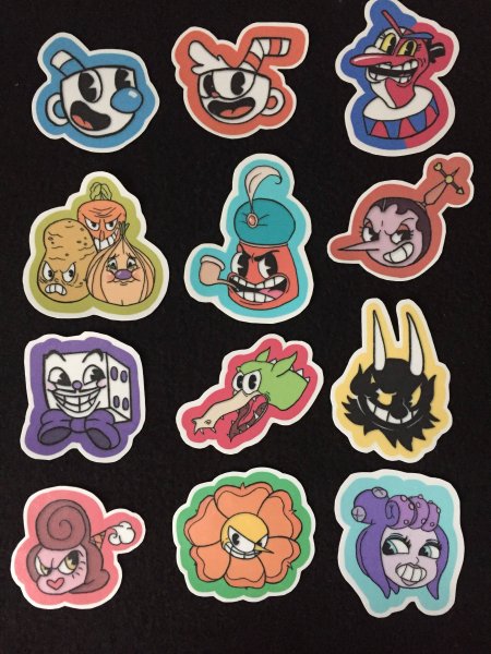 Cuphead Стикеры