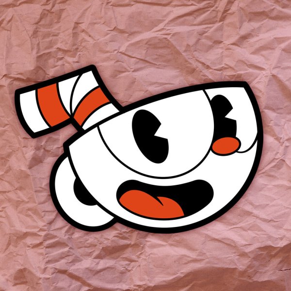 Наклейки Cuphead