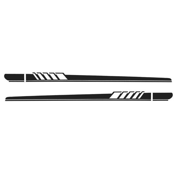 Боковые наклейки на автомобиль полосы