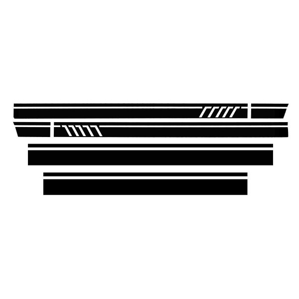 Наклейки АМГ полосы