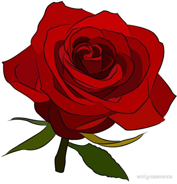 Наклейка Розочка