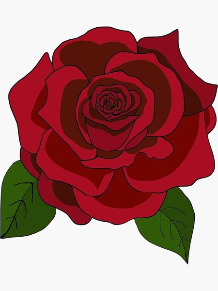 Стикер Розочка