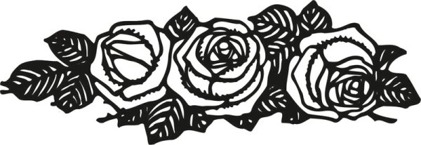 Наклейка Розочка