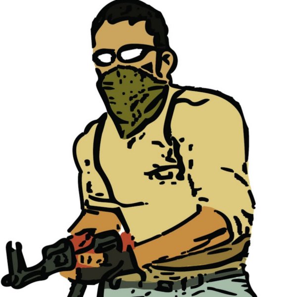 Террорист мультяшный