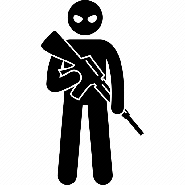 Силуэт террориста