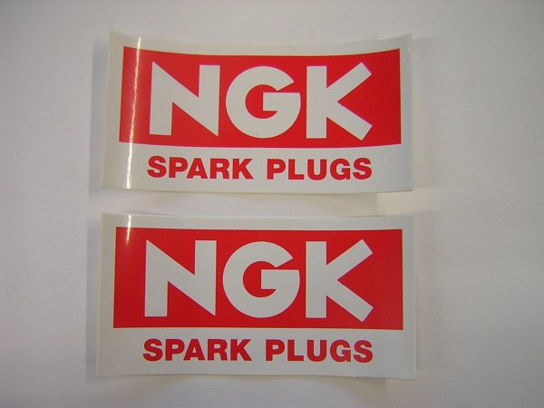Наклейки NGK на авто