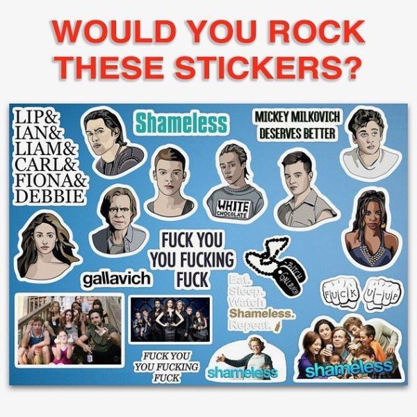 Shameless Стикеры