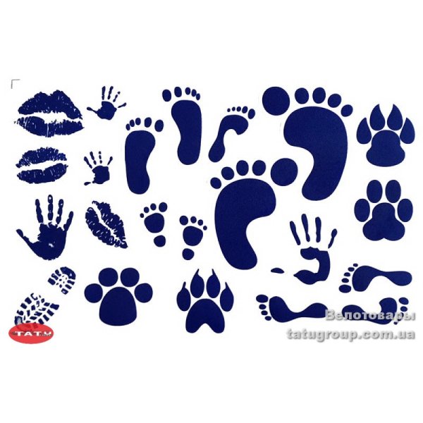 Рекламные наклейки на пол