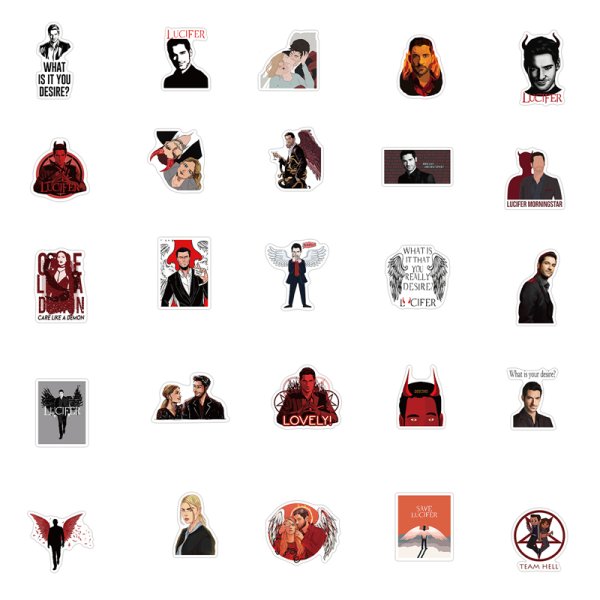 Стикеры Люцифер сериал