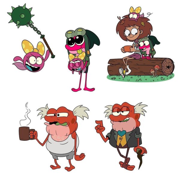 Amphibia мультсериал арт