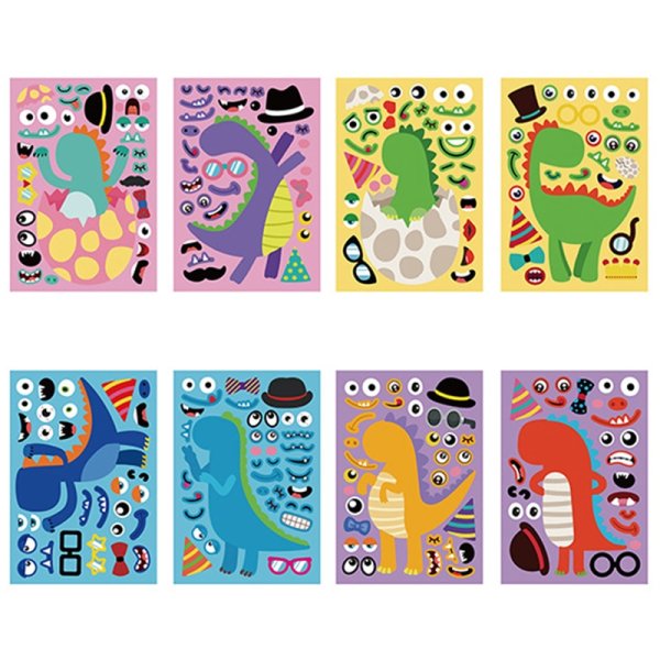 Пазл наклейка мордочки