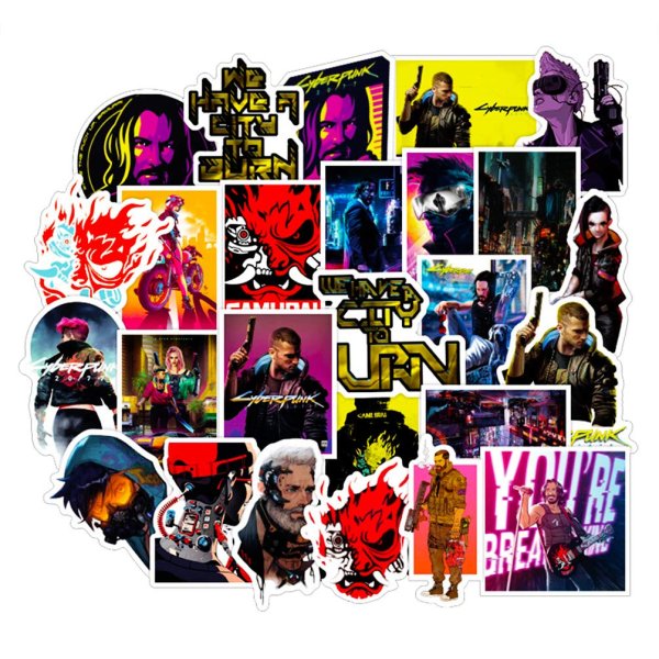 Cyberpunk Стикеры