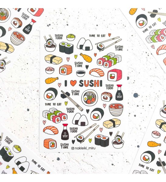 Стикеры sushi