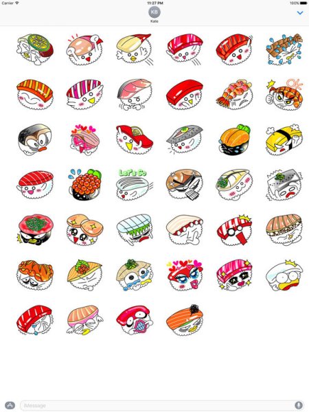 Роллы Стикеры